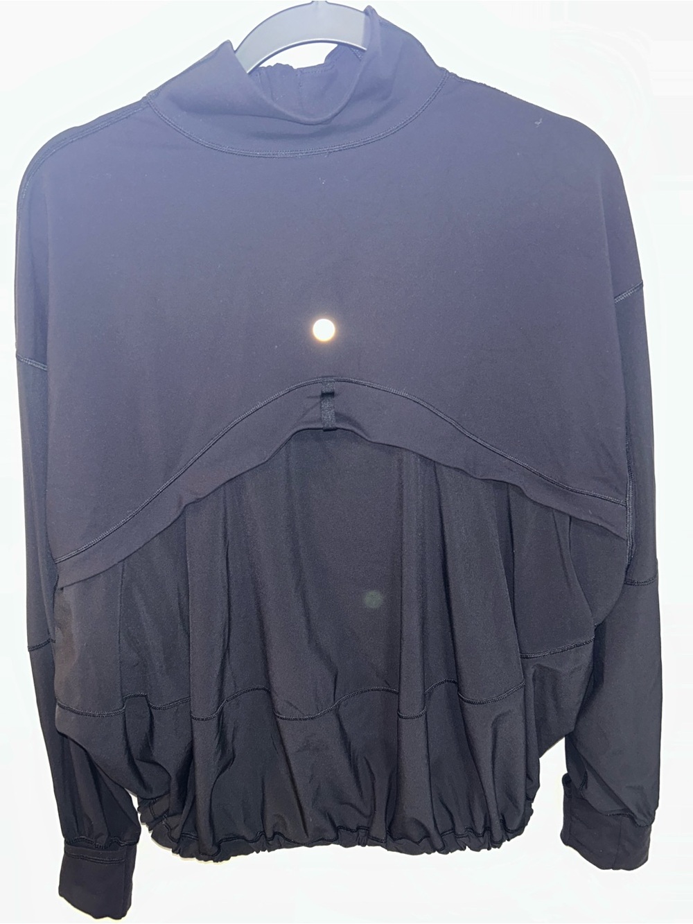 lululemon athletica Black Layered Mock Neck jacket